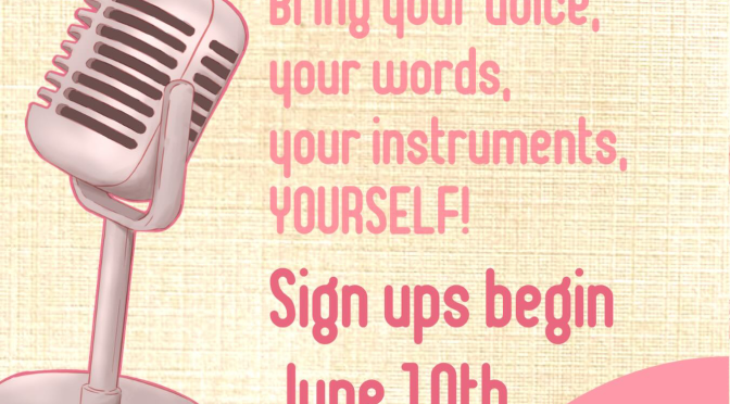 Sign Up for Open Mic Night!
